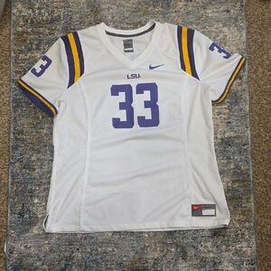 Nike White Jersey with Purple and Gold Details